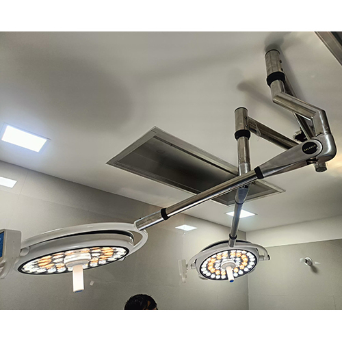 Dagon 48R Double Dome Ceiling Ot Light - Operating Type: Semi-Automatic