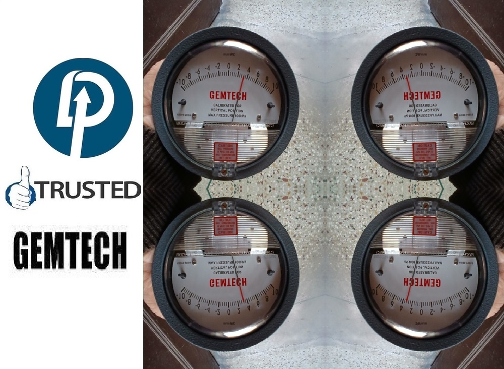 Online Dealers GEMTECH Differential Pressure Gauge - D.P.ENGINEERS