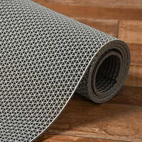Anti Slip Mat - Pvc, Rectangular Shape, Available In All Colors | Waterproof, Anti-slip, Machine Washable, Modern Plain Design