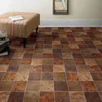 Vinyl Flooring Sheet - Rubber & Pvc | 78 Inch Size, Multi Colors, 2mm Thickness, Square Shape, Matte Surface, Easy Installation