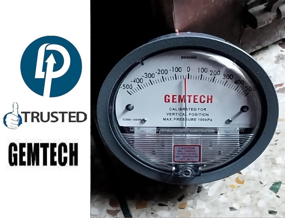 Top Ranking GEMTECH Differential Pressure Gauge india- D.P.ENGINEERS Delhi