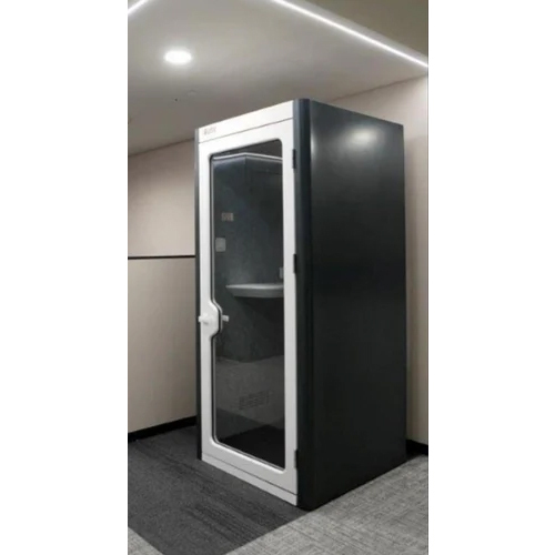 Acoustic Telephone Booth - Color: Black And White