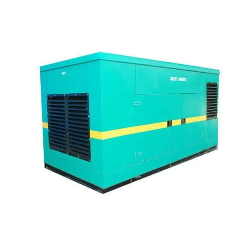 Steel Soundproof Generator Canopy - Color: Green