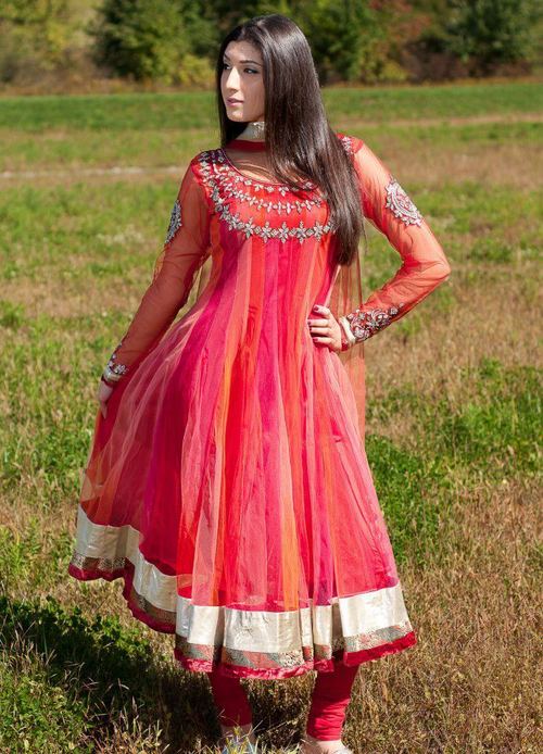 डबल कंघी अनारकली