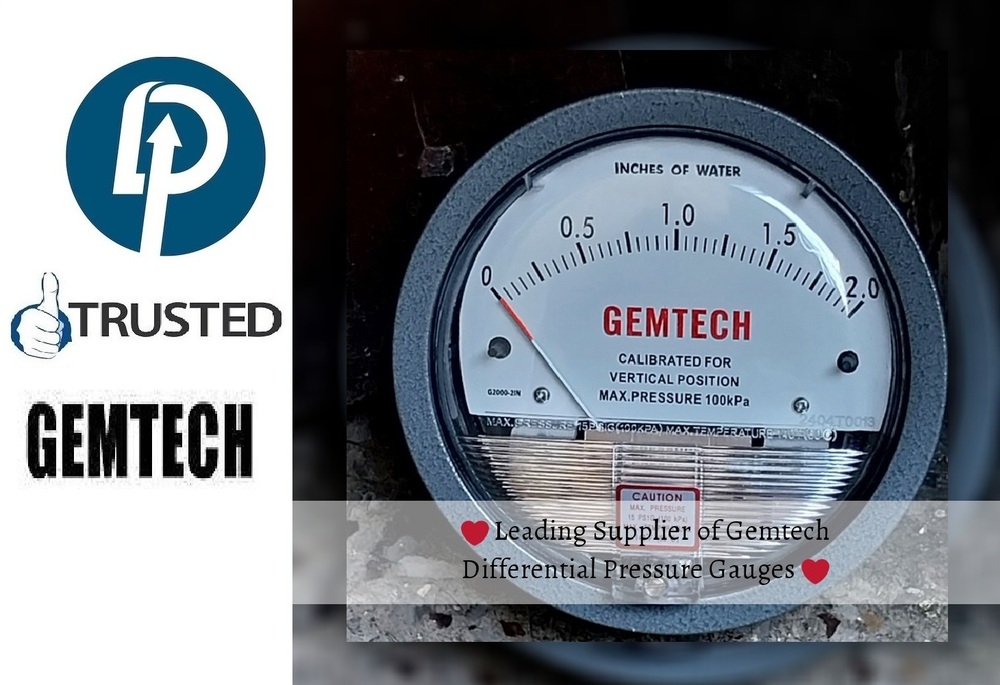 Top Gemtech Differential Pressure Gauge Products From Verified D.p.engineers - Accuracy: A 2% Of Full Span At 70(21(a 3% On -0