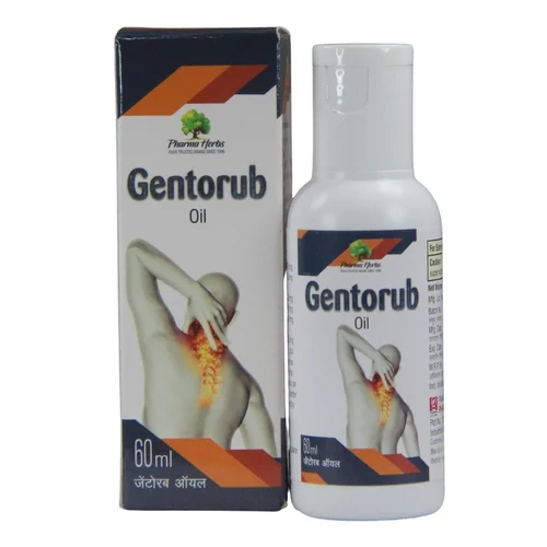 60Ml Gentorub Pain Relief Oil - Age Group: Adult