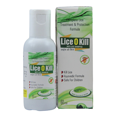 60Ml Lice 0 Kill Anti Lice Shampoo - Color: White