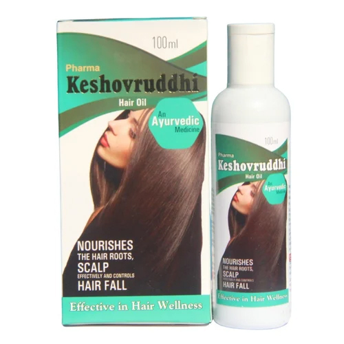 100Ml Pharma Keshovruddhi Hair Oil - Color Code: White