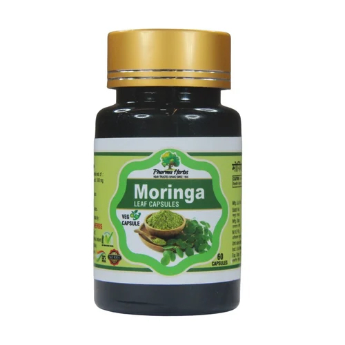 Moringa Leaf Capsules - Grade: Medicine Grade