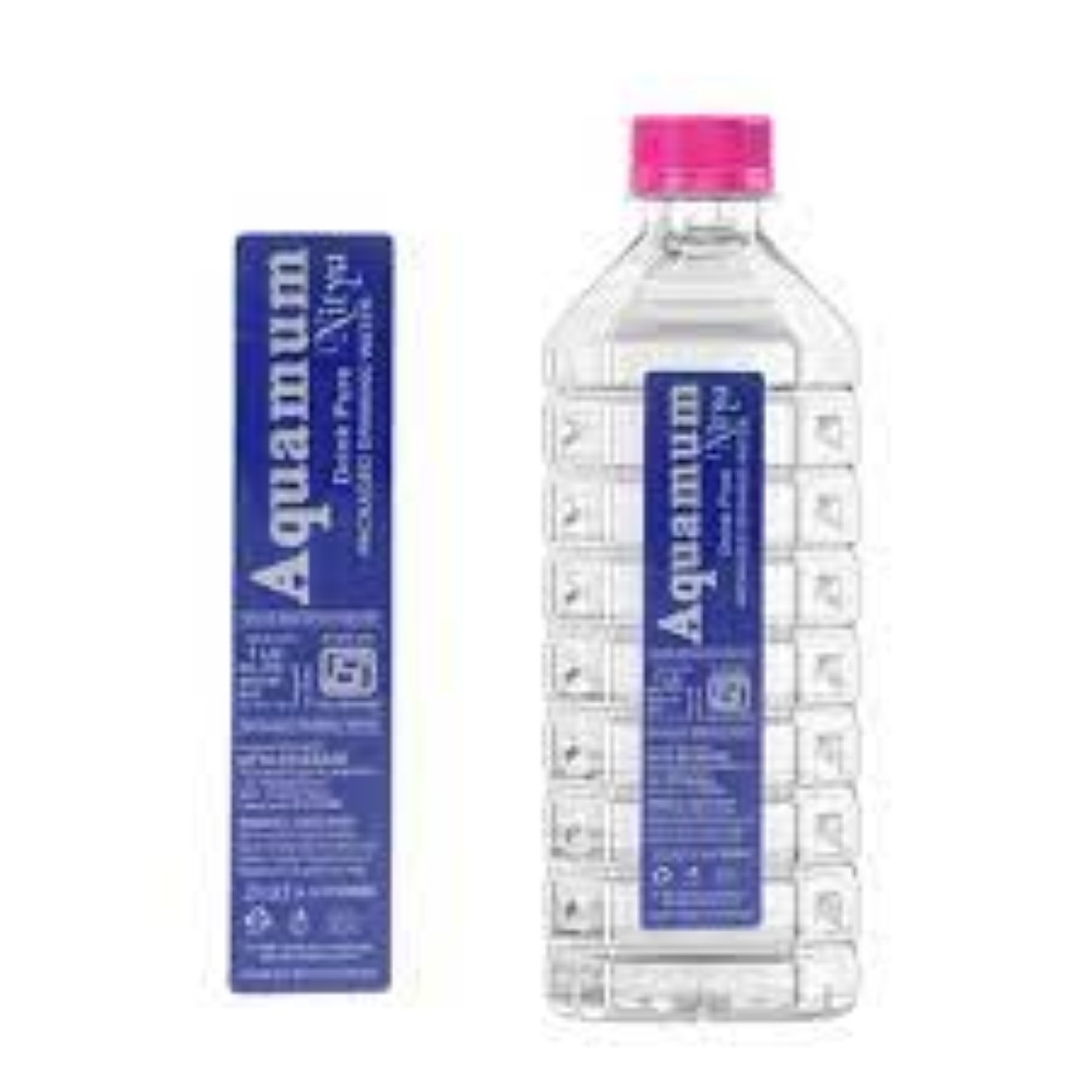 Square Water Bottle Label 1 Ltr