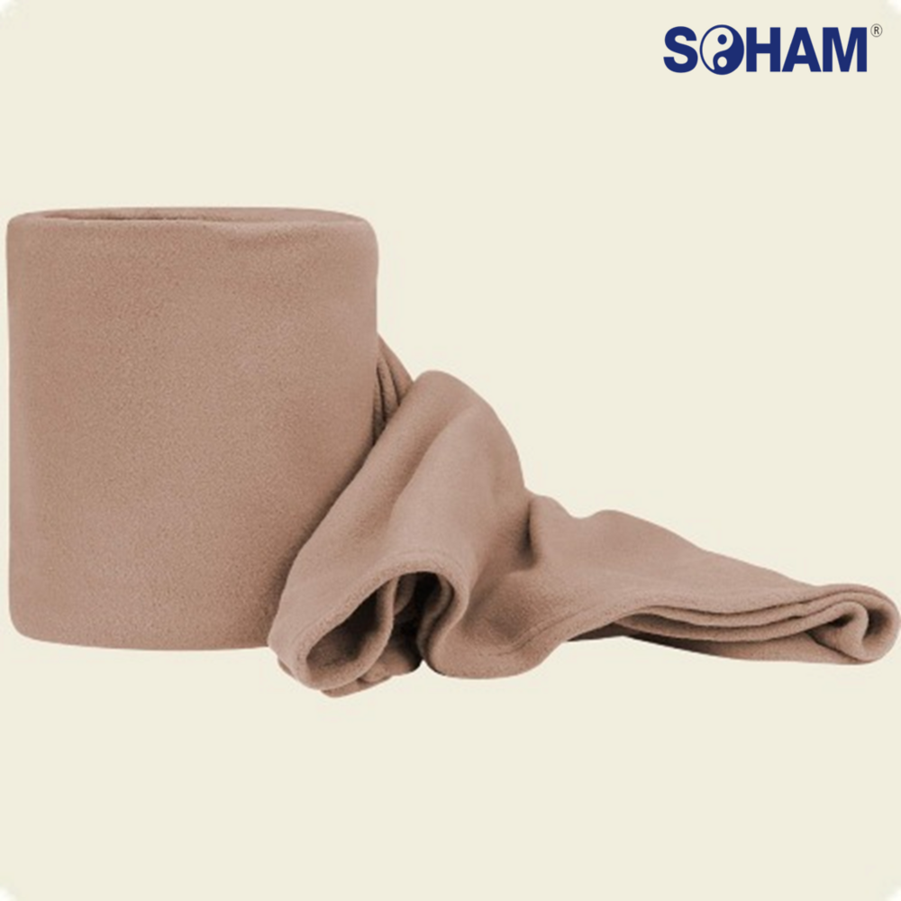 Pr-2012-soham Polyester Fleece Blankets - Polar Fleece, 90x60 Inches, Camel/navy Blue/blue/maroon | Soft, Smooth Texture, Lightweight, Hypoallergenic, Ideal For All Seasons