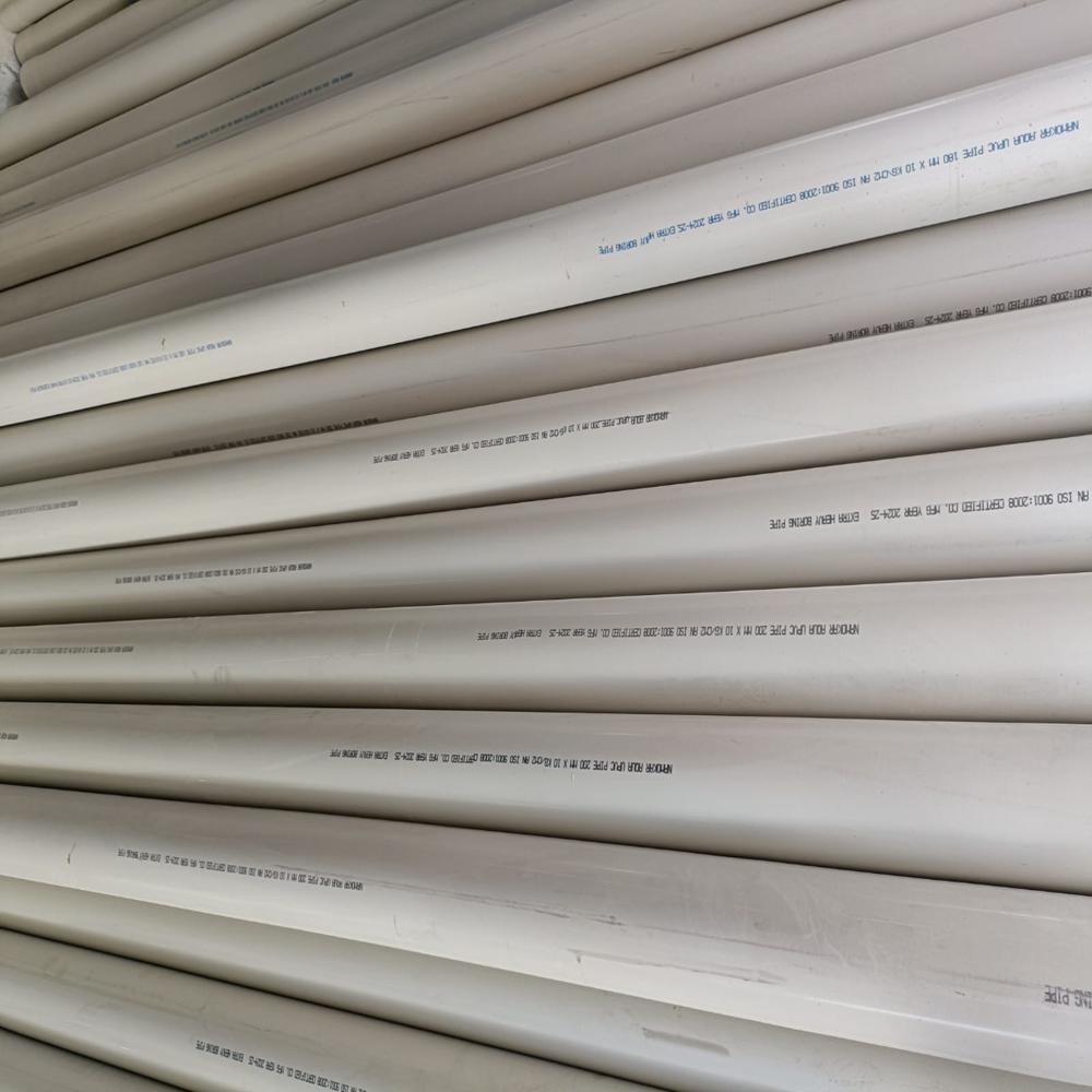Class-3 Namokar Upvc Round Pipe - High-quality Upvc Material, Various Diameters Available, Grey Color, Seamless Design, Long-lasting Durability, Warranty Included