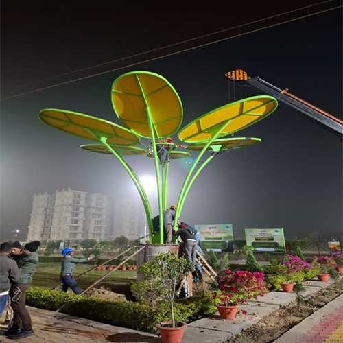 Gpts Leaf10 Solar Tree - Material: Metal