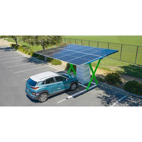 Solar Electric Vehicle Charging Station - Application: Commercial