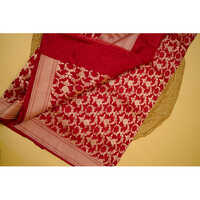 Red Handwoven Banarsi Embroidery Saree