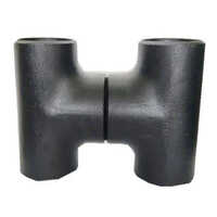 Seamless Tee Sch 40 Elbow - Sch-40 Mild Steel, 1-25 Inch Outer Diameter, Black Color, Irony Surface Treatment | Industrial Use Elbow Fitting