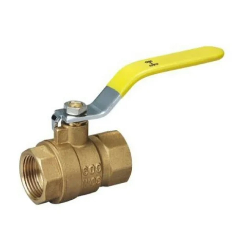 Brass Ball Valve - Color: Golden