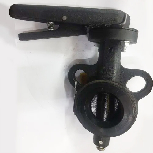 Wafer Type Butterfly Valve - Color: Black