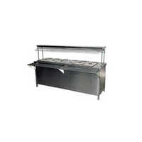 Bain Marie Sneeze Guard - Color: Silver