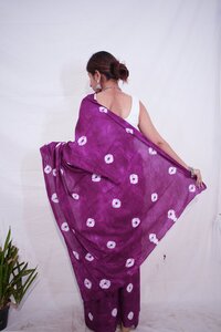 Shibori Cotton Saree