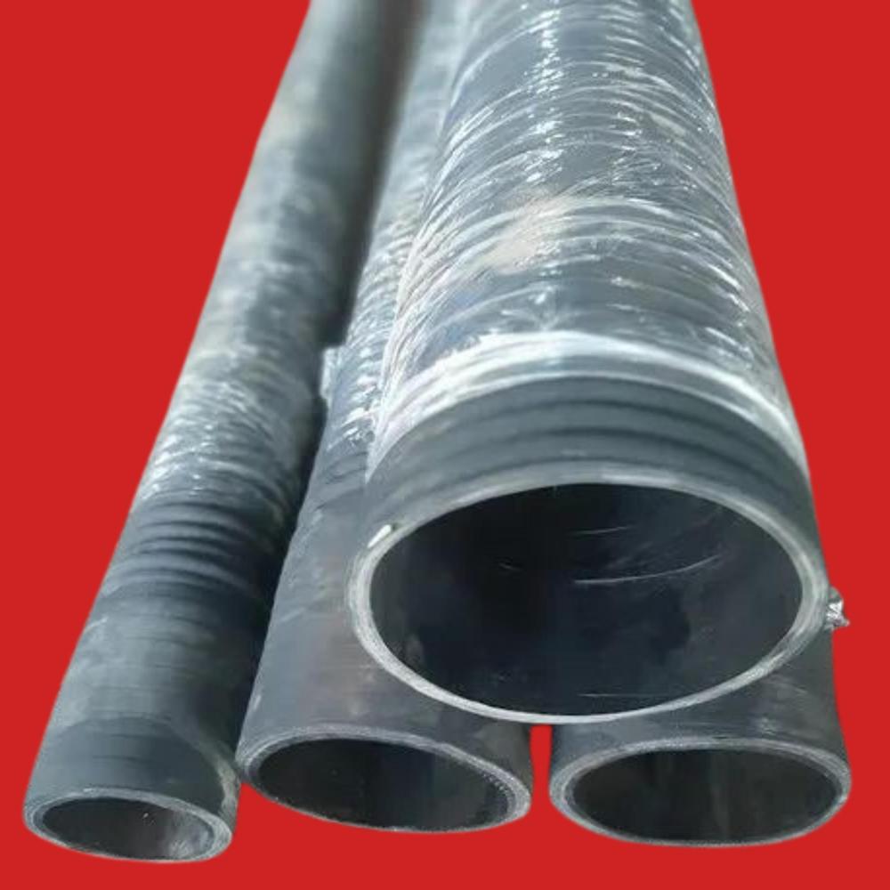 Plain End Rubber Hose - Color: Grey