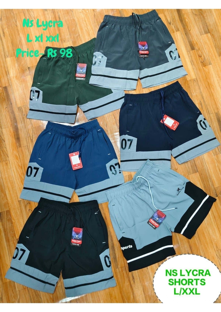 Adjustable (Elastic) Knee Length Ns Lycra Shorts