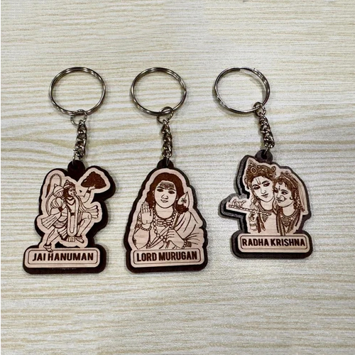 Eco Friendly Wooden Keychain