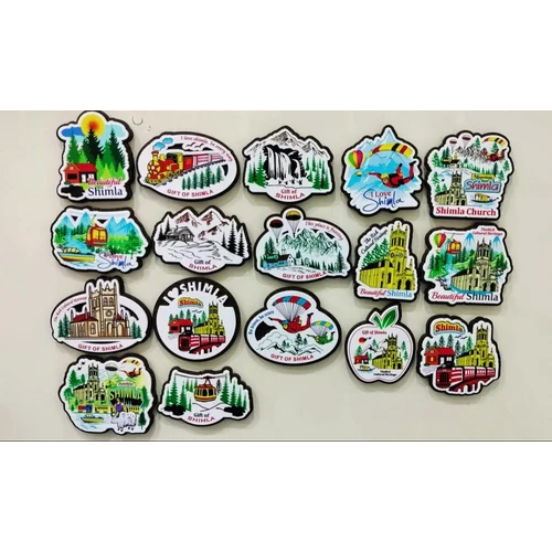 Sublimation Fridge Magnet - Color: Multicolor