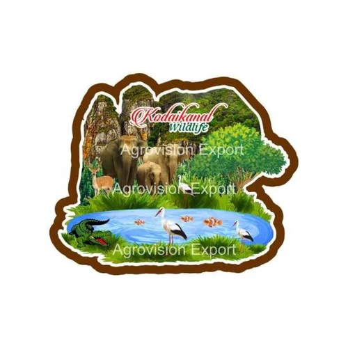 Wooden Fridge Magnet