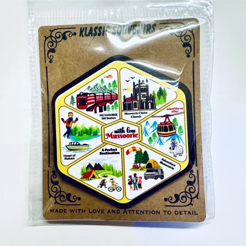 Fancy Wooden Fridge Magnet