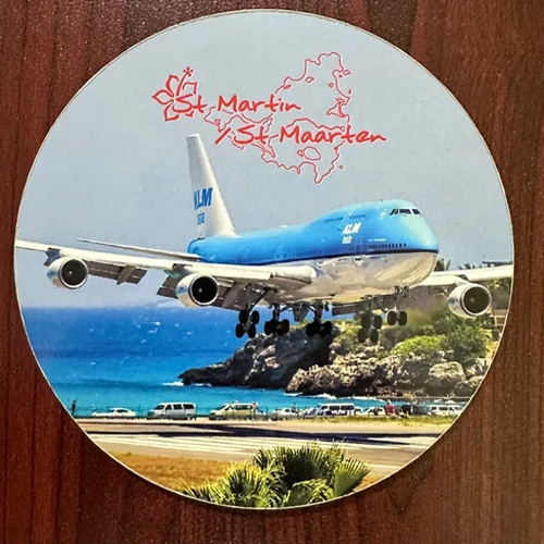 Wooden Plane Fridge Magnet