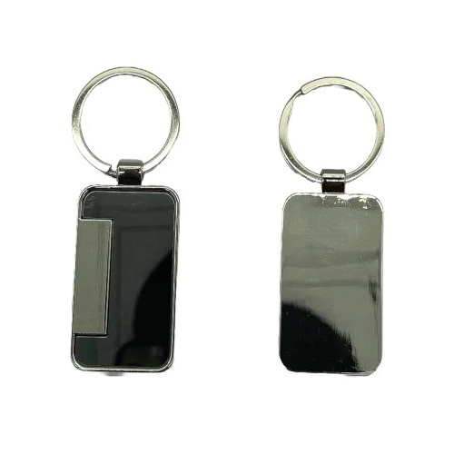 427 Customized Metal Keychains - Color: Black