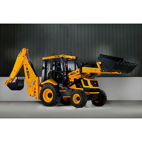 Bull Hd76Hp 4Wd Backhoe Loader ,Heavy Duty 4 Wheel Drive - Color: Yellow & Black