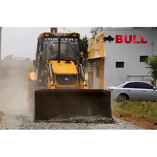 Bull Backhoe Loader, 76 Hp - Color: Yellow & Black