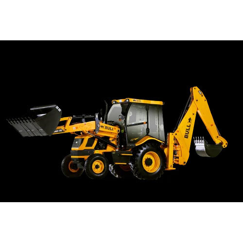 49 Hp Backhoe Loader - Color: Yellow & Black