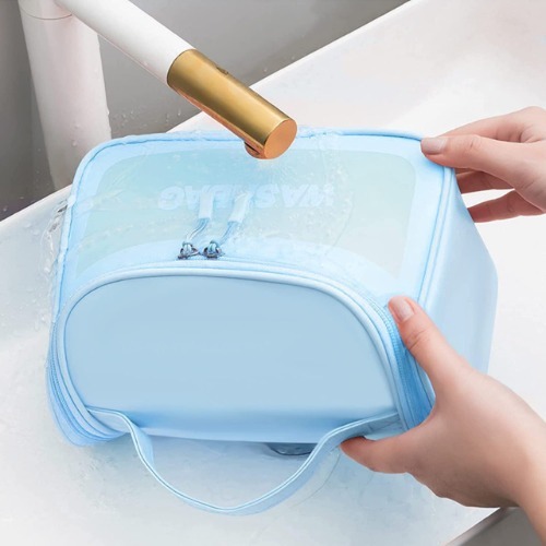Blue Cosmetic Bag