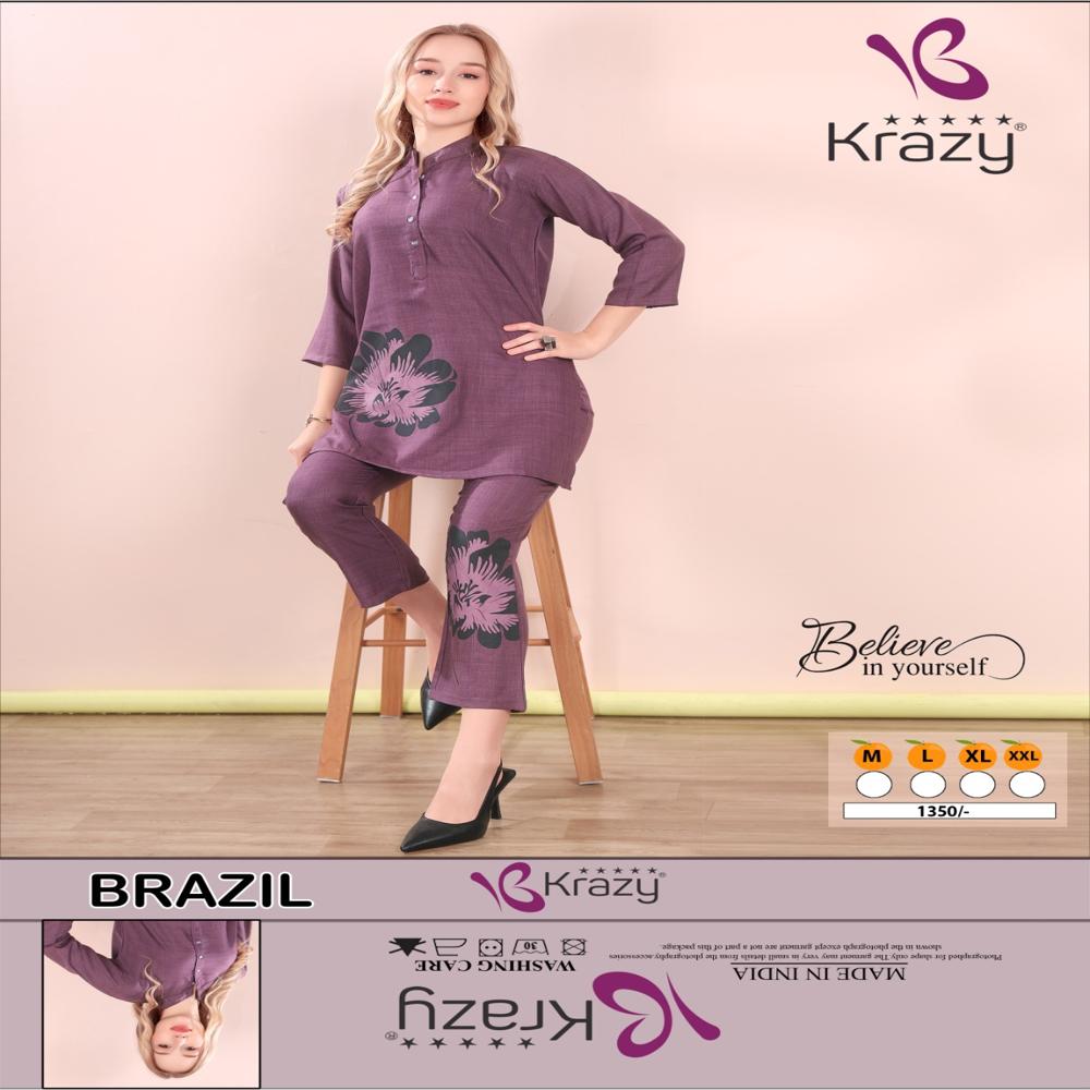 Krazy BRAZIL co-or set