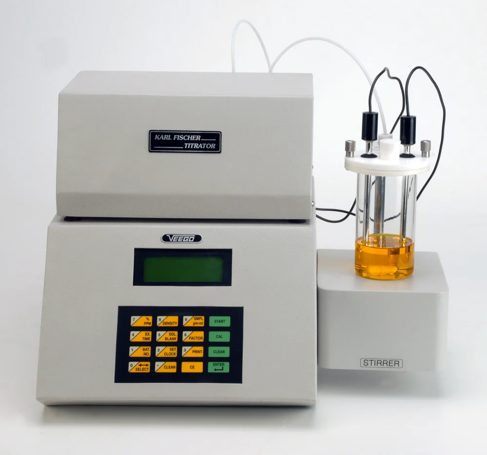 Digital Karl Fischer Moisture Analyzer Veegomatic Md - Color: White