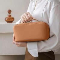 Brown Cosmetic Bag