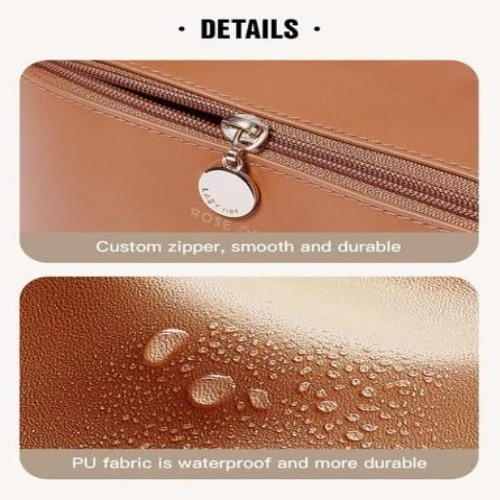 Brown Cosmetic Bag