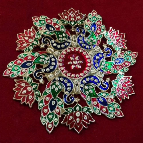 Acrylic Rangoli Floor Stickers