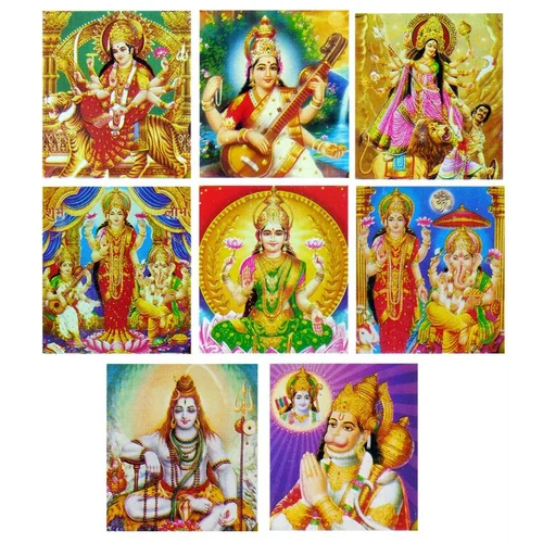 Hindu God Stickers - Color: Multicolor