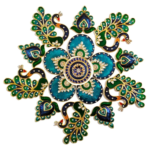 Design Diamond Rangoli - Color: Multicolour