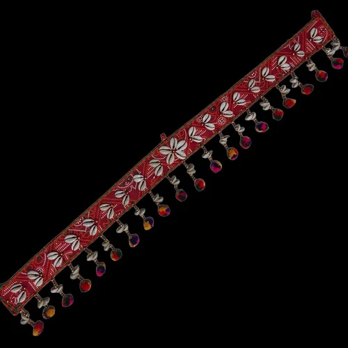 3 Feet Kavdi Toran Handicraft - Color: Red