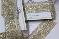 tesu with work border lace