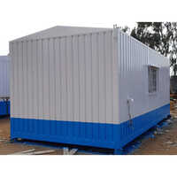 Modular Portable Cabin - High-quality Steel, 8-10 Ft Height, White Exterior | Galvanized Iron Walls, Mild Steel Roof, Sliding Windows, Insulated Flooring Options