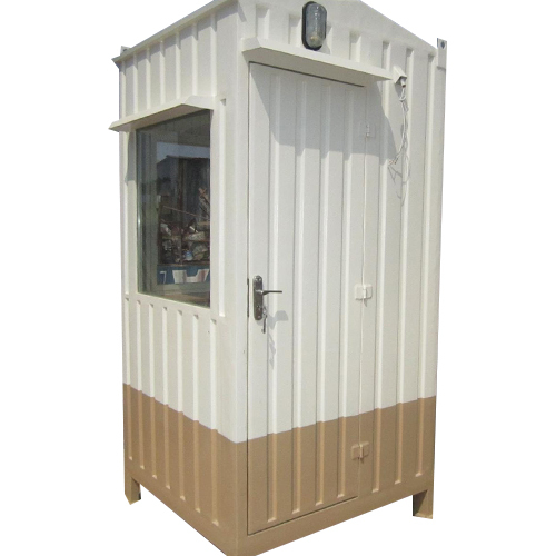 Ms Portable Security Cabin - Color: White