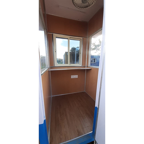 Ms Portable Security Cabin - Color: White