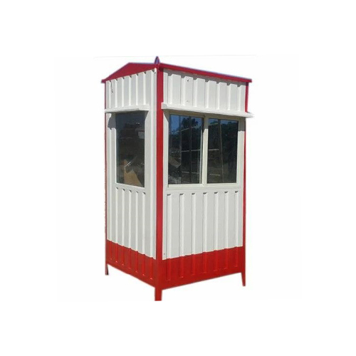 Modular Portable Security Cabin - Color: White