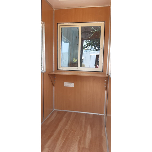 Modular Portable Security Cabin - Color: White